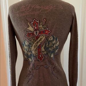 Ed Hardy Sweater Cardigan PRICE DROP